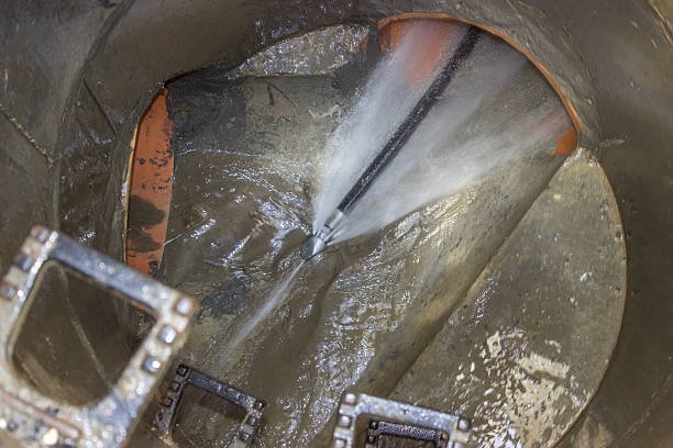 Tubulação limpa após hidrojateamento profissional em Piracicaba